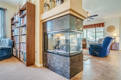 Three sided Fireplace