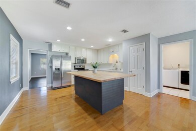 Large kitchen with huge center island
