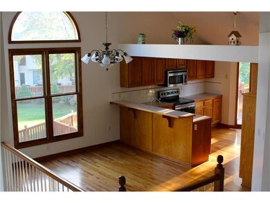 Beautiful dining area has lots of natural light st
