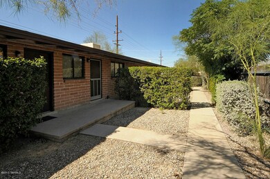 another view of the front walk way