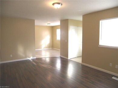 Living room with view to the dining room
