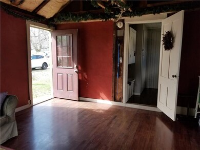 Walk into the sun room from the...