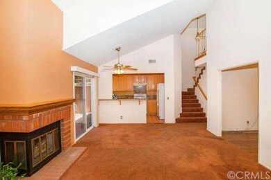 Dining room and kitchen off the living room.
