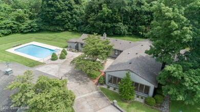 Pool and courtyard