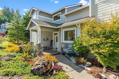 Beautifully landscaped entry to greet your guests