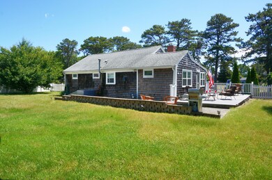 Rear of house with deck