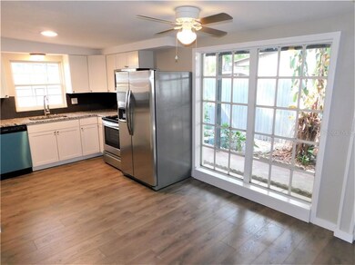 Bright kitchen with new appliances