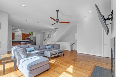 The second floor features an open layout that conn