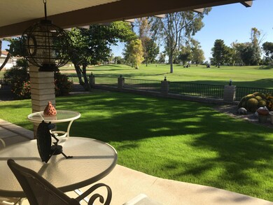 View looking to golf course