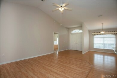 Double entry doors, formal dining on the right