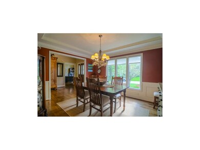 Note the dental moldings and gleaming new hardwood