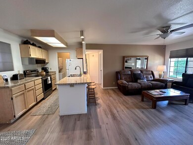Kitchen/Living from Primary Bedroom