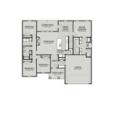 Hendricks B-H IV Floor Plan - 1st Floor
