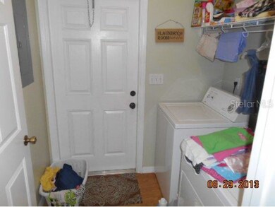 utility room leading to garage