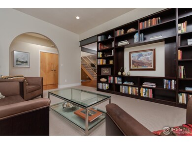 Front study / library