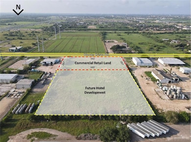 Aerial view with a rural view