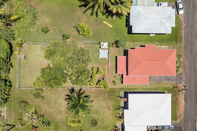 Aerial shows the fenced portion of the parcel.