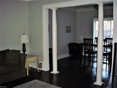 Living Room is open to the Dining Room