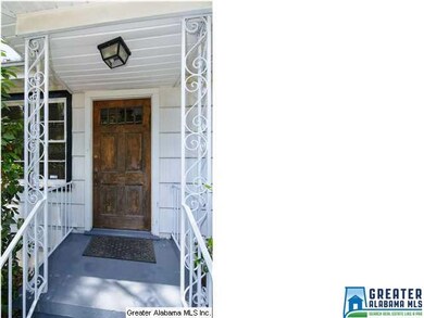 Covered stoop has been freshly painted.