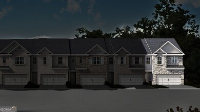 Sudbury townhome exterior rendering at Greyton Springs in Buford, GA