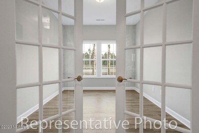 french doors into study