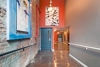 Enter through the Secured entry and enjoy the local art on your way in!