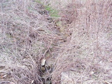 Small little stream on left side of property
