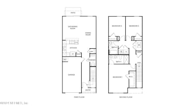 3 Bedroom, 2.5 Baths