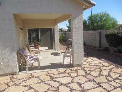 Back covered patio