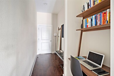 Entryway with a perfect spot for a minimal work sp