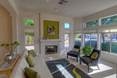 Living Room with gas log Fireplace