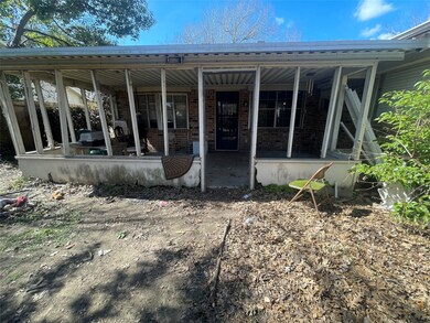 Outside video of the covered patio, with screens.