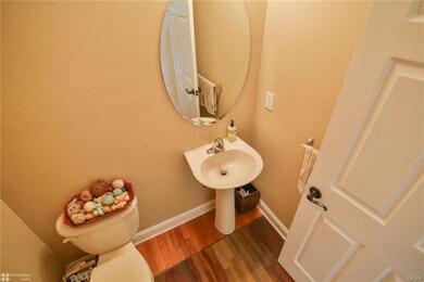 1/2 bathroom first floor