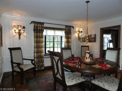 Formal Dining room, parquet flooring