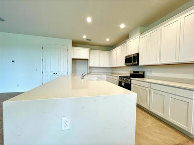 Kitchen Island with Waterfall