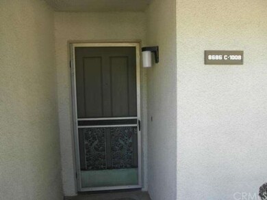 Screen door at entry