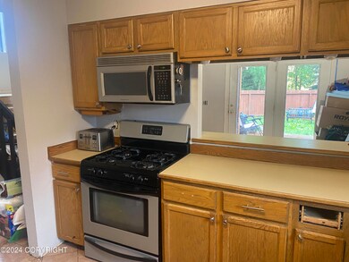 Stove Oven Microwave Breakfast Counter