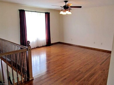 Living Room features beautiful hardwood floors and