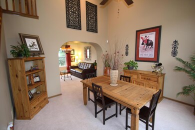 vaulted great room