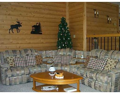 Living Room. Cedar was replaced and still looks ne