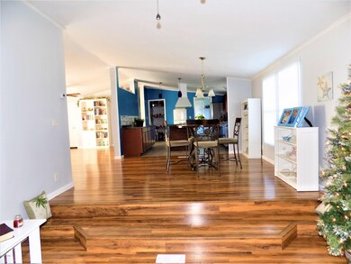 DINING ROOM VIEW FROM DEN/FAMILY ROOM