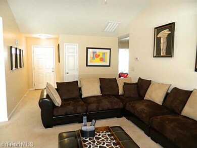 Living Room. Home has unique open floorplan
