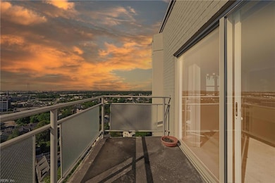 View from the balcony. Enjoy sunrises.