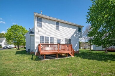 Back yard, deck & yard