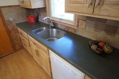 Kitchen sink staged