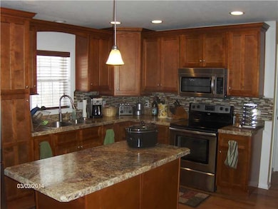 Kitchen. Custom Maple kitchen