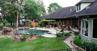 Gorgeous backyard where you can relax and watch th