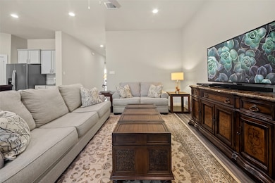 Cozy family room with TV