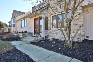 Welcoming front walkway