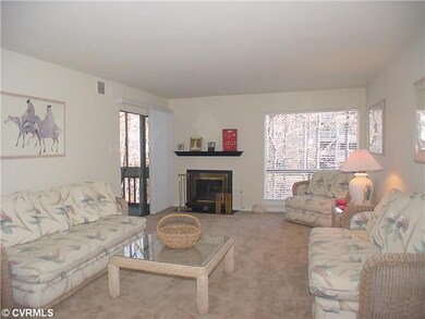 Other - Great room with wood-burning fireplace.